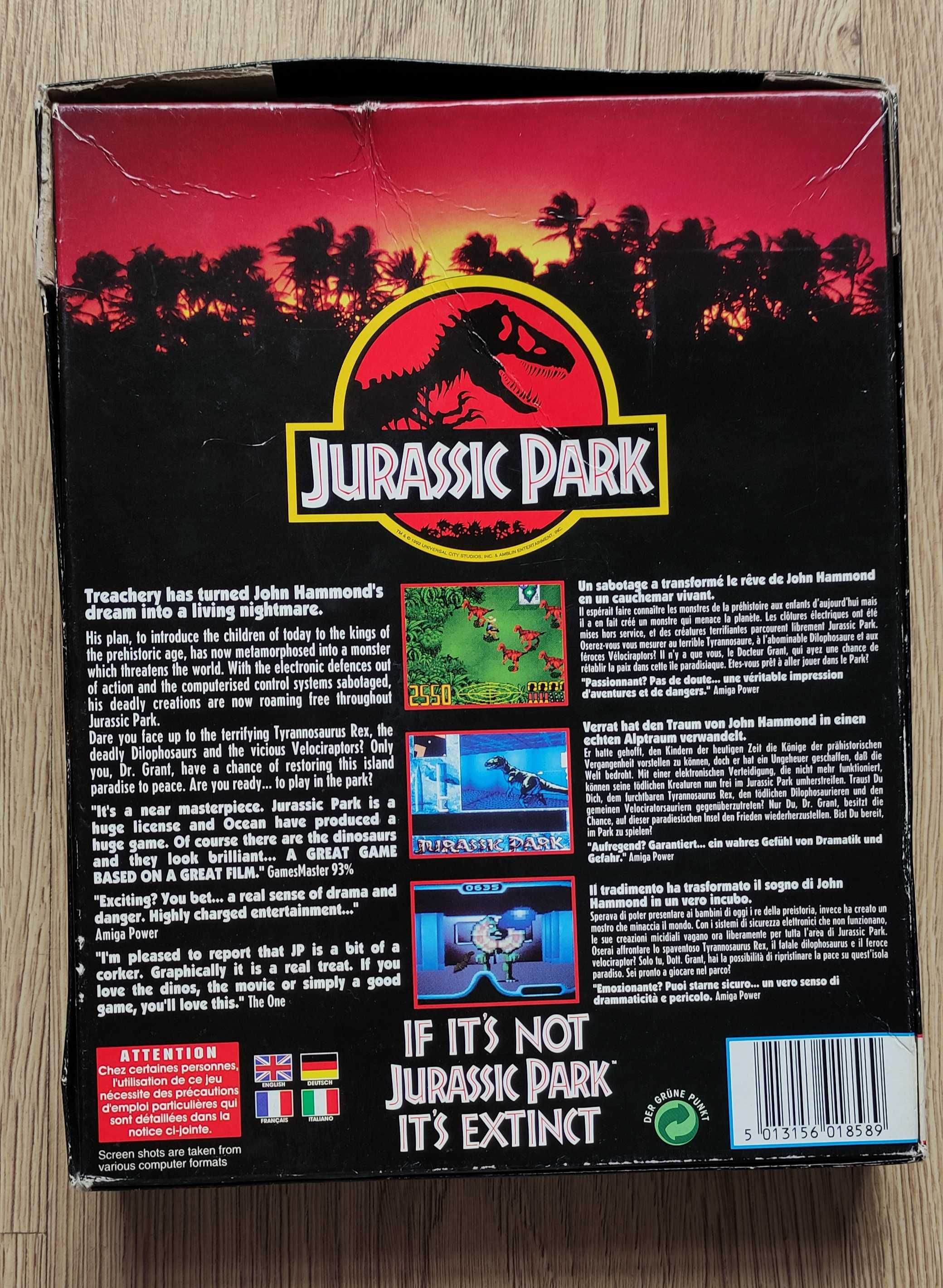 Jurassic Park BIG BOX PC Ocean 1993