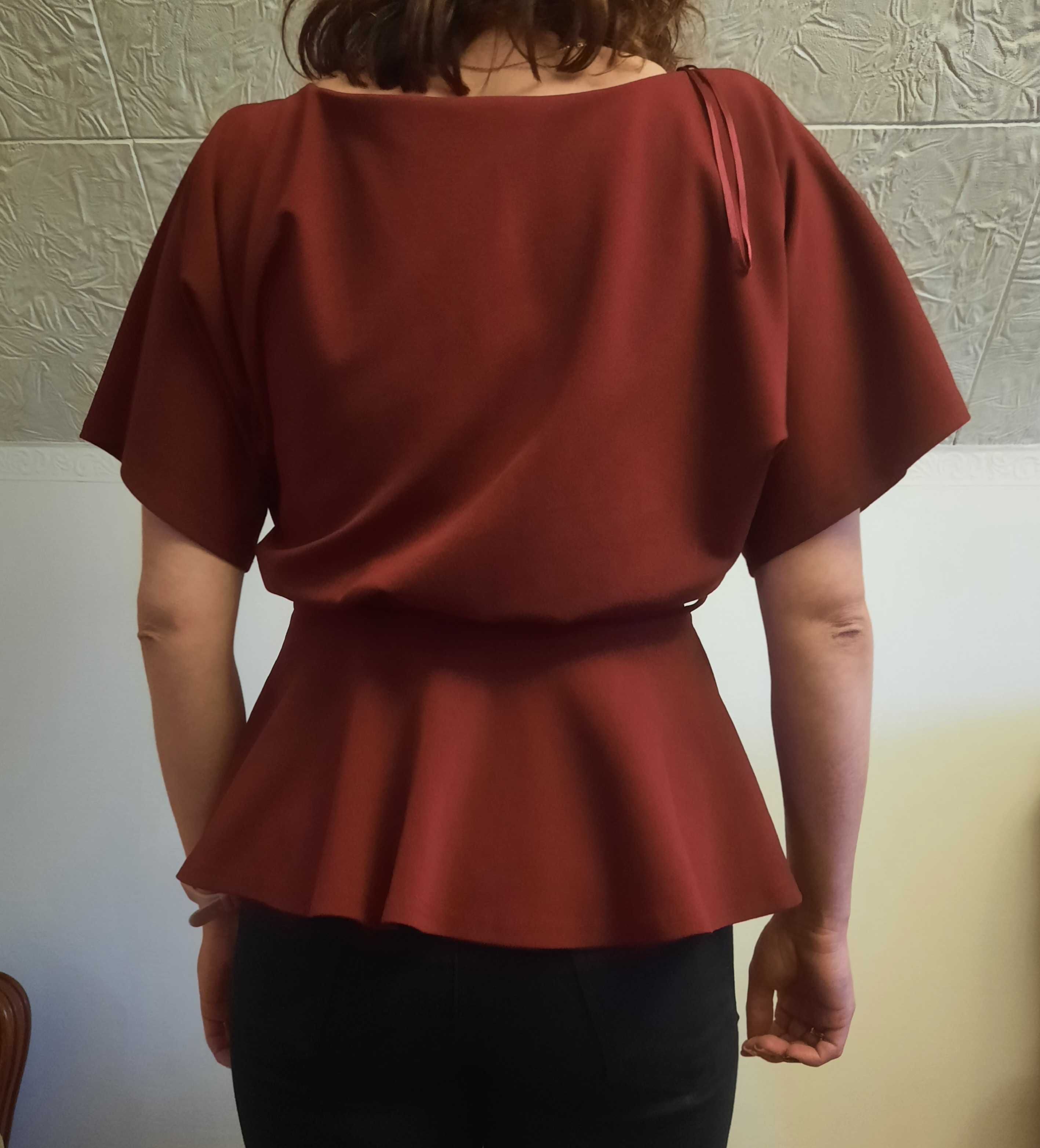 Bluzka, bluzeczka związywana w talii oversize Newlook rozmiar 38