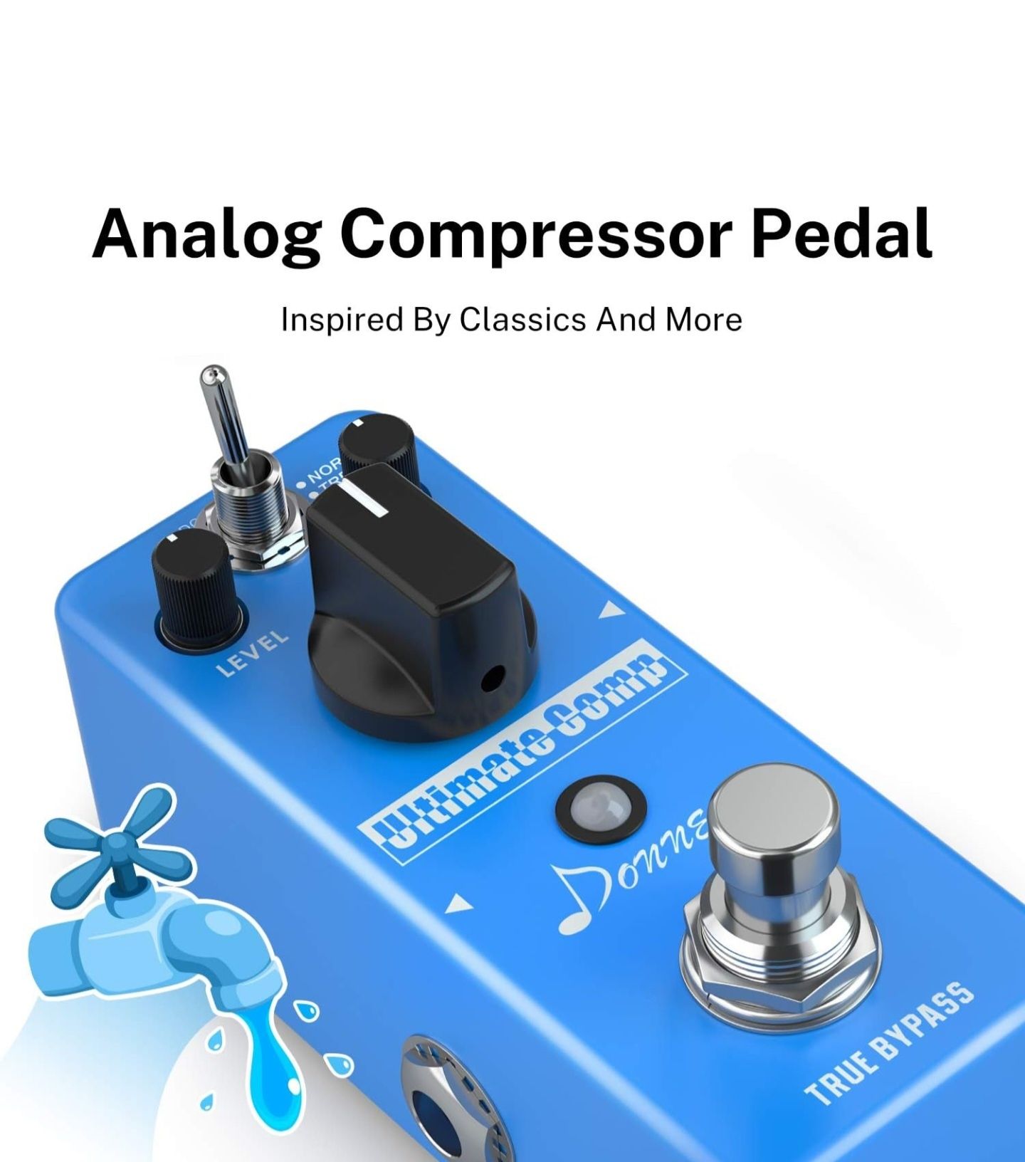 Donner Ultimate Compressor – pedal de compressão analógico