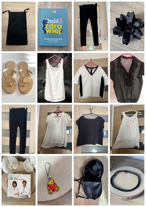 Mega paka Wielki zestaw ubrań i dodatków rozmiarze M