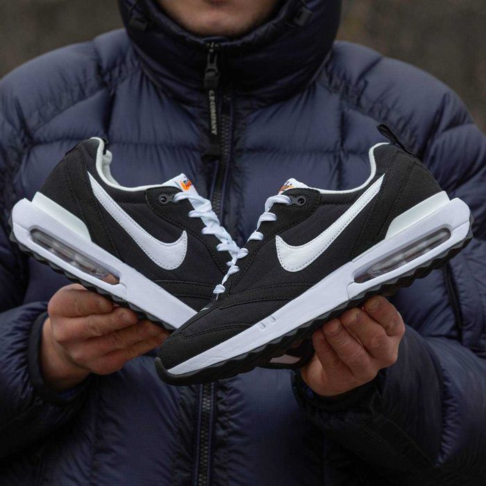 Мужские кроссовки Nike Air Max Dawn Black White найк аир макс давн