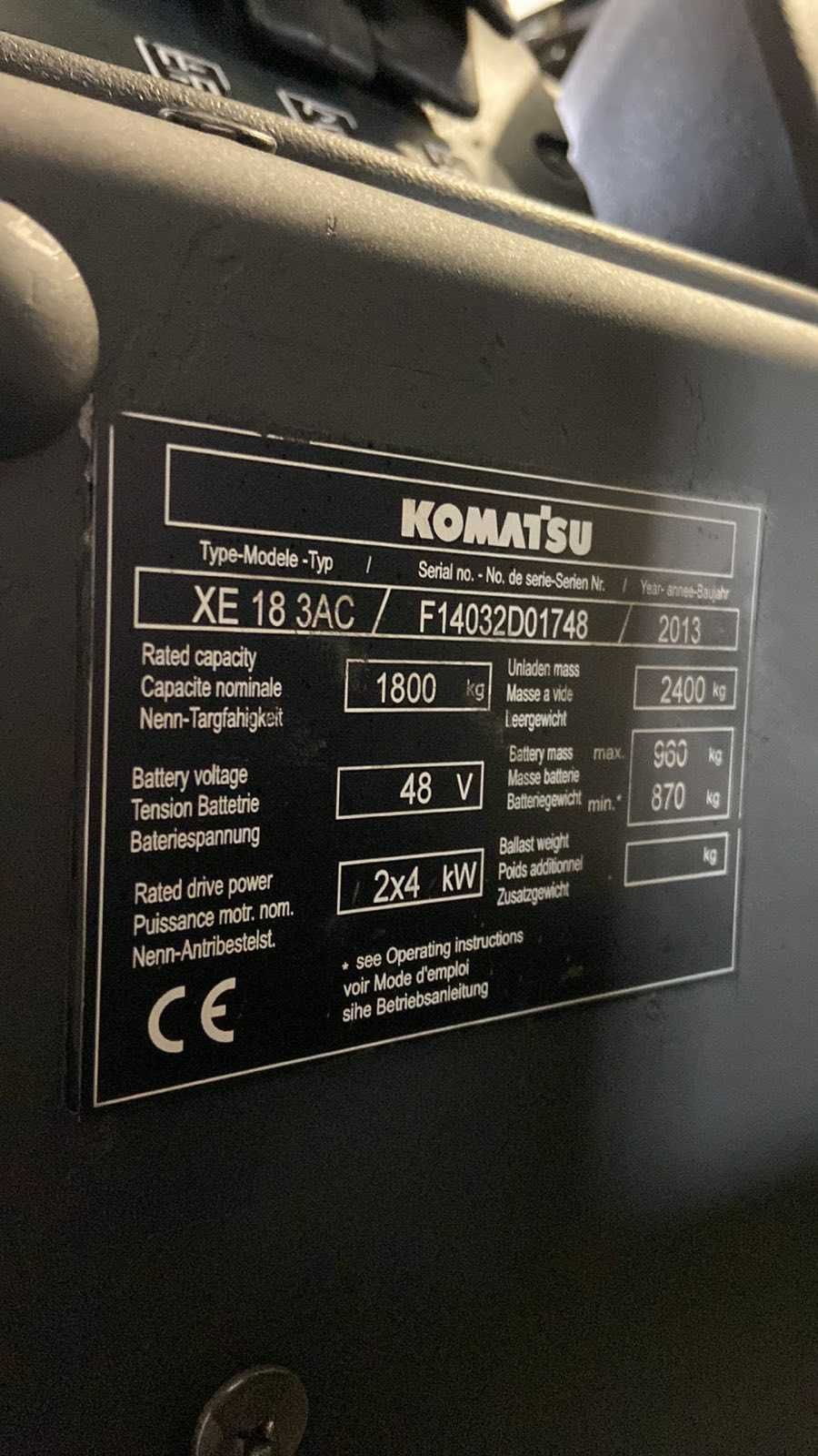 Навантажувач 993 Komatsu 1.8t 6.35m