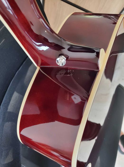 повнорозмірна акустична гітара світла посилений вузький гриф