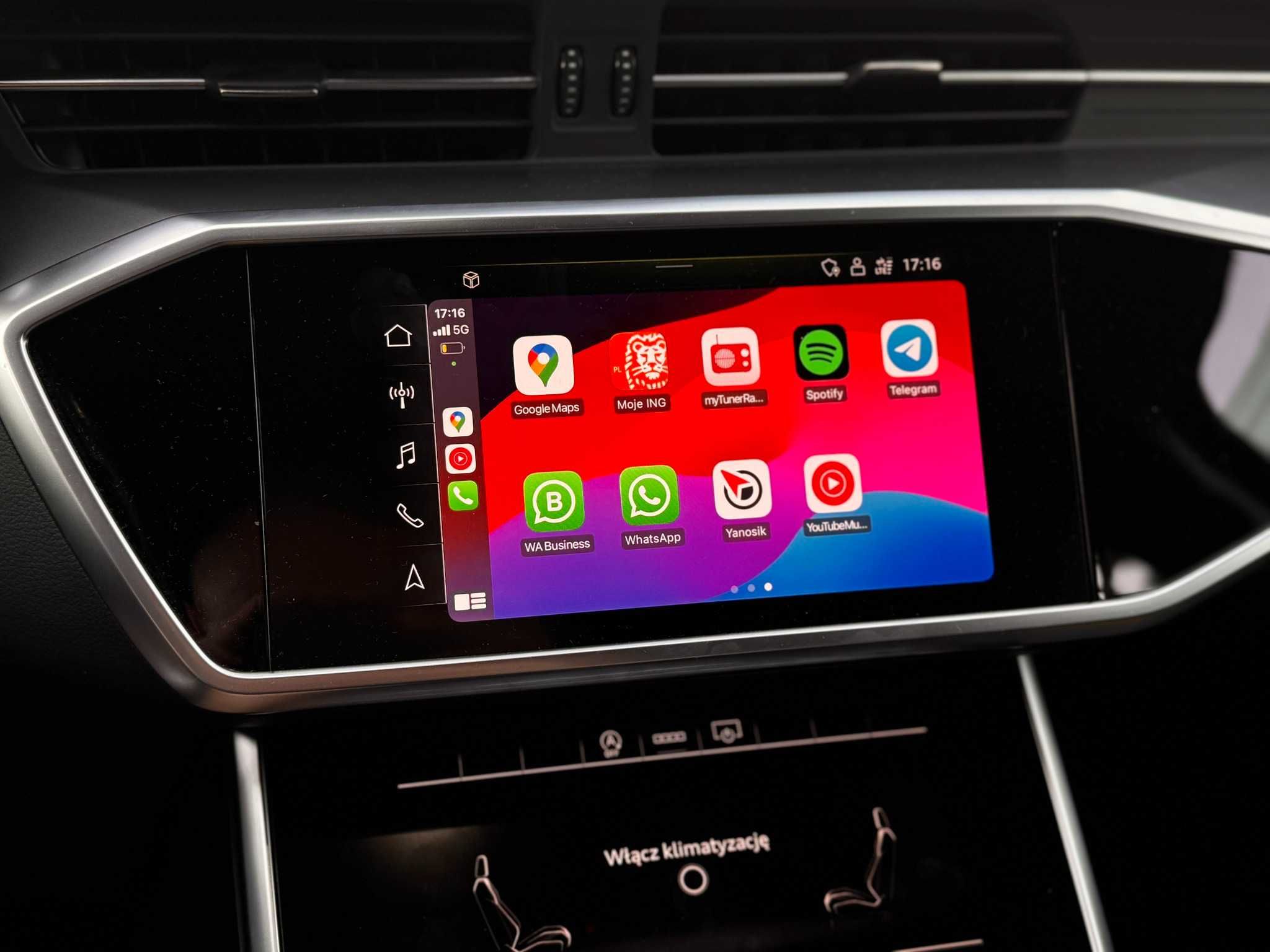 Audi A6 C8 A7 Q3 Q7 Q8 Apple Carplay Android Auto MH2p Porsche PL Menu