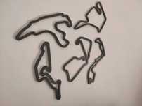 Pistas de Formula 1 para Decoração de Parede