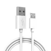 Kabel Ładowania 1m - MicroUSB i USB-A - Super Charge 5A Biały Przewód