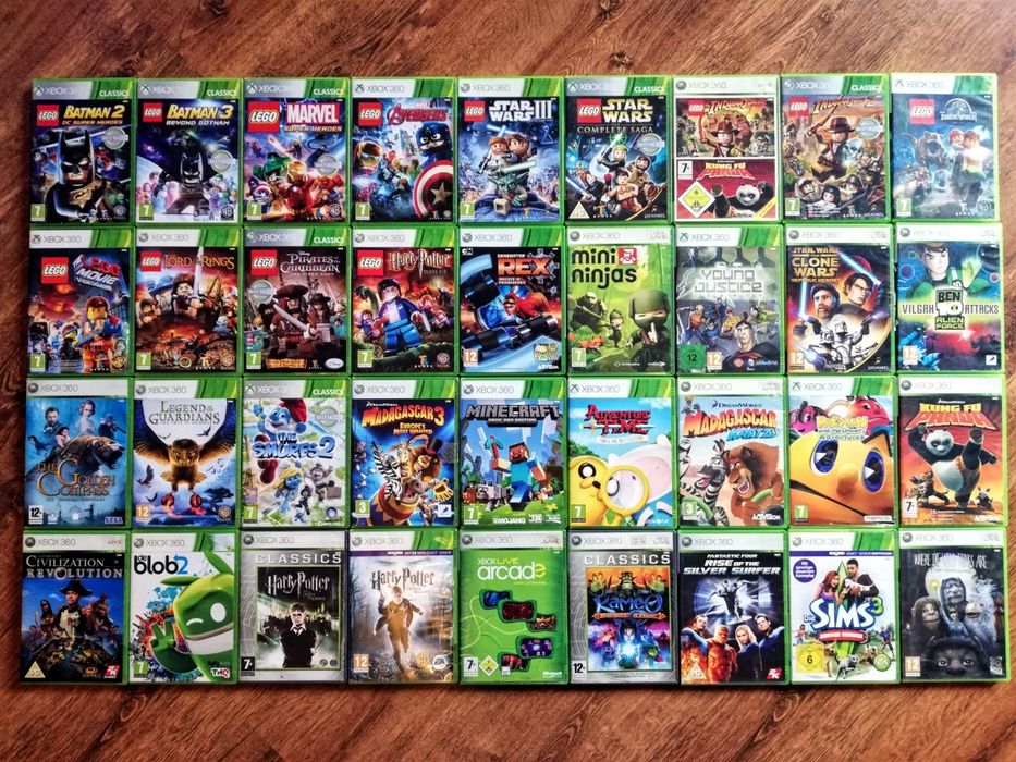 Gry XboX 360 Lego Kinect Dla Dzieci Minecraft Wojskowe Forza Inne