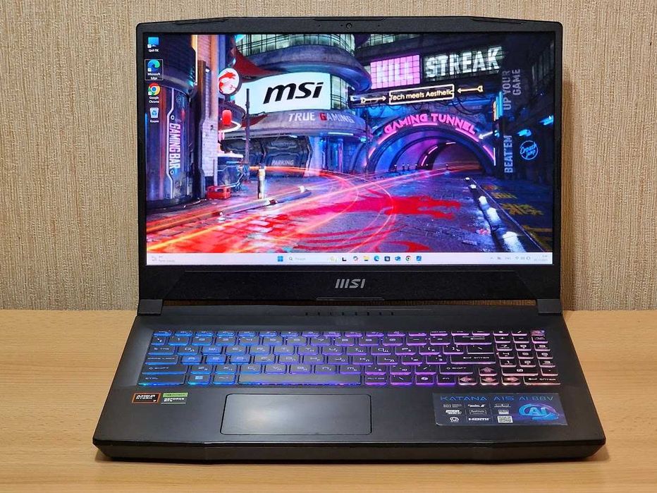 Ігровий MSI Katana AI NVIDIA GeForce RTX 4070 (8Gb) AMD Ryzen 7 8845HS