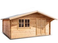 Domek drewniany ogrodowy Altana Jeremi 400x400cm deska 35mm z podłoga