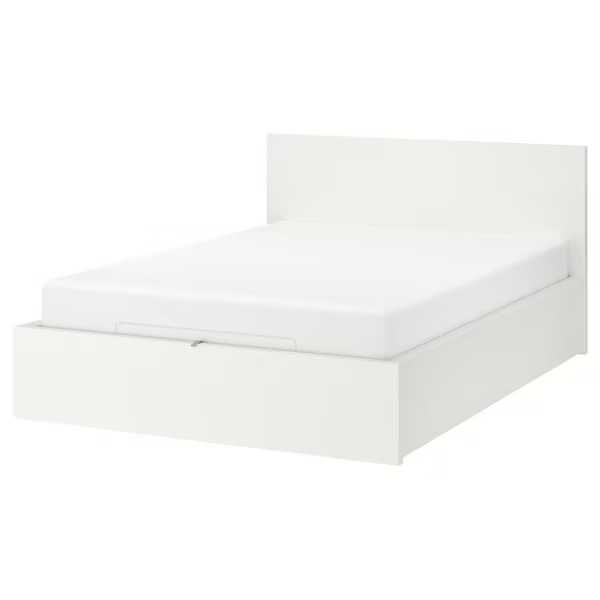 MALM Łóżko  Ikea z pojemnikiem białe 140x200 Nowe w kartonach OKAZJA