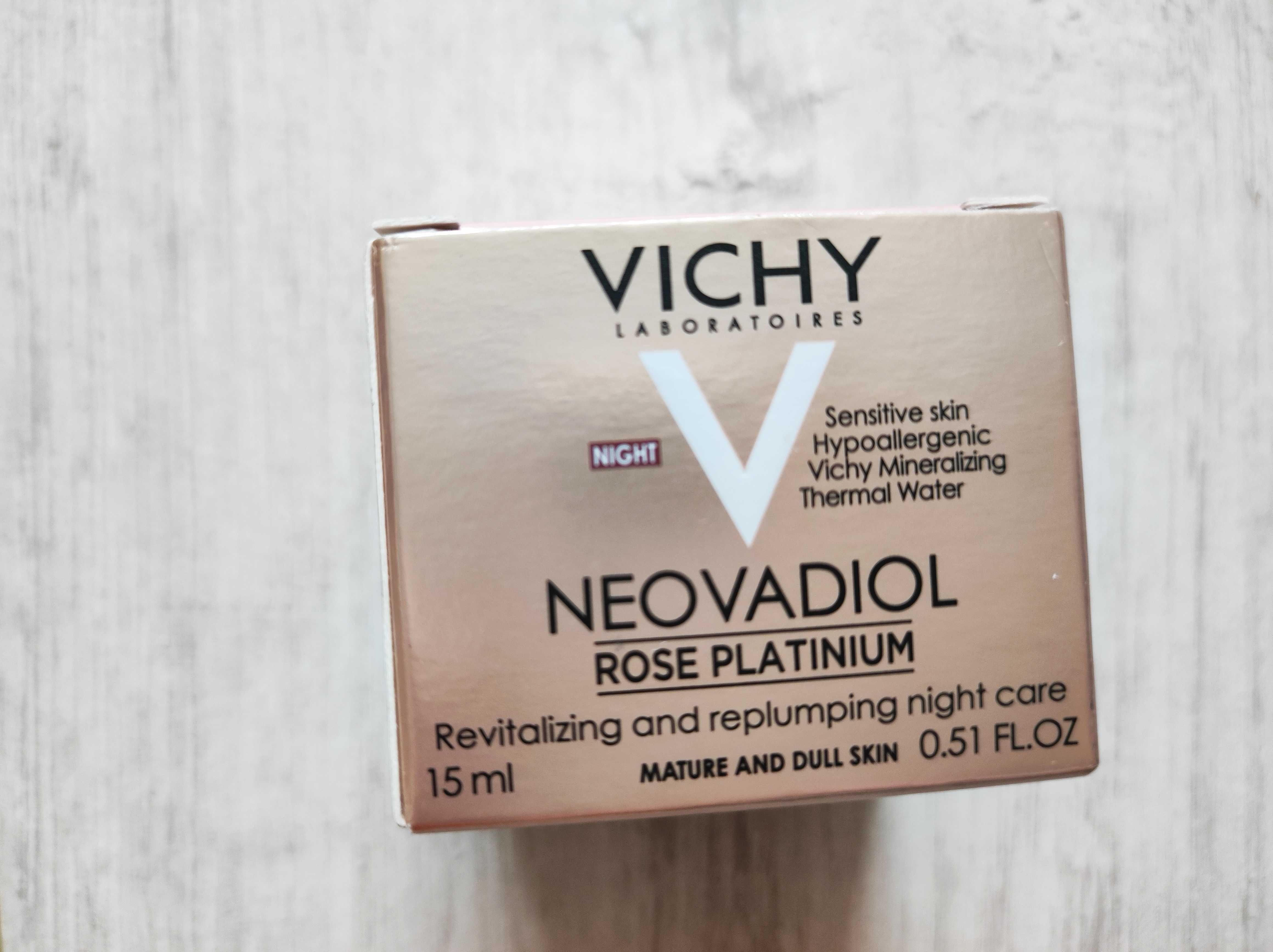 Vichy Neovadiol Rose Platinium krem różany do twarzy na noc