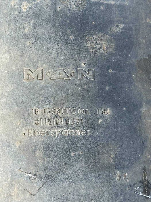 Глушник (баняк) глушитель MAN L2000 G90 глушак