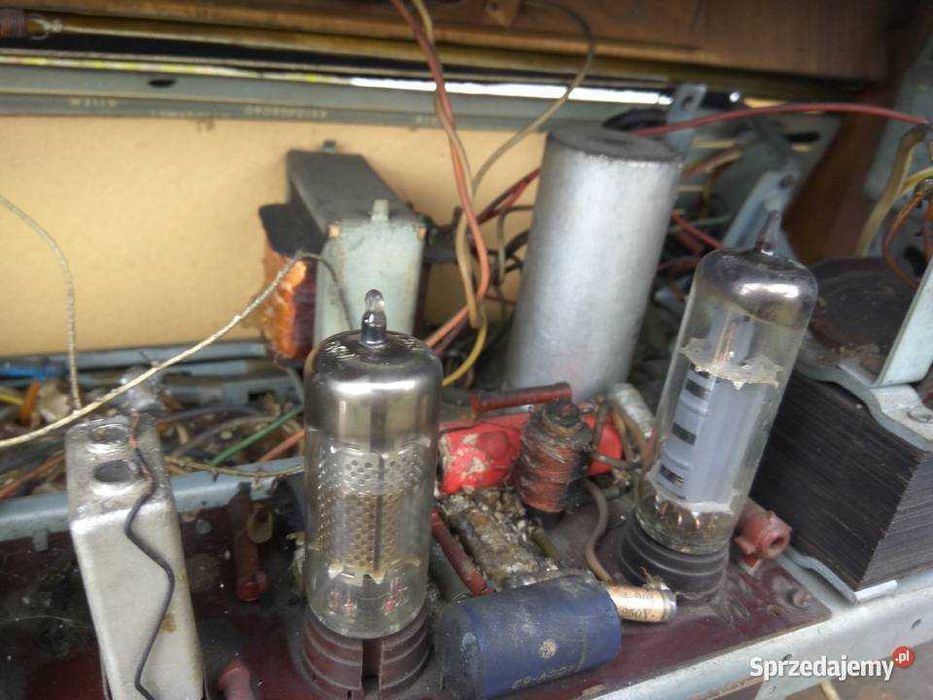 Radio lampowe Rapsodia antyk lata 60 świetny stan wizualny, do naprawy