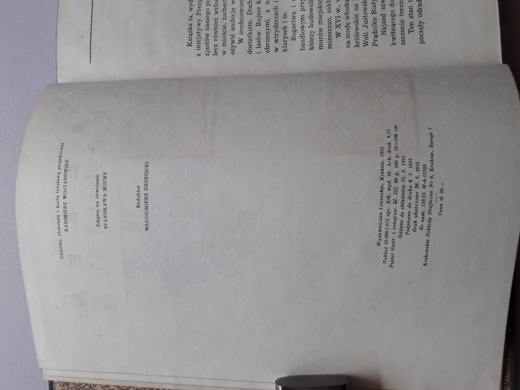 Jerzy dobrzycki zieleń Krakowa 1955 rok
