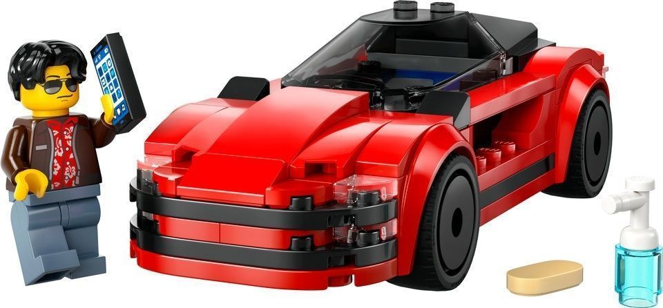 Lego City Czerwony Samochód Sportowy 60448