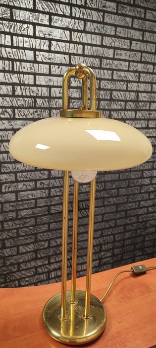Lampa gabinetowa mosiężna vintage antyk ART DECO AKTUALNE