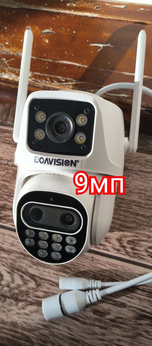 9МП BOAVISION Бинокулярная уличная поворотная камера видеонаблюдения