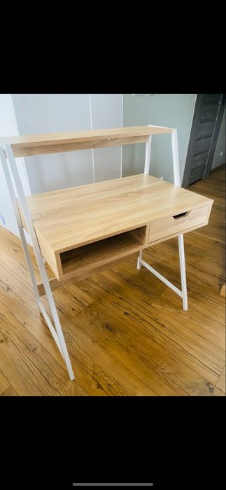Biurko z półką loft jak nowe