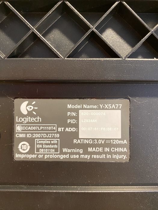 Teclado Logitech Bluetooth Y-X5A77