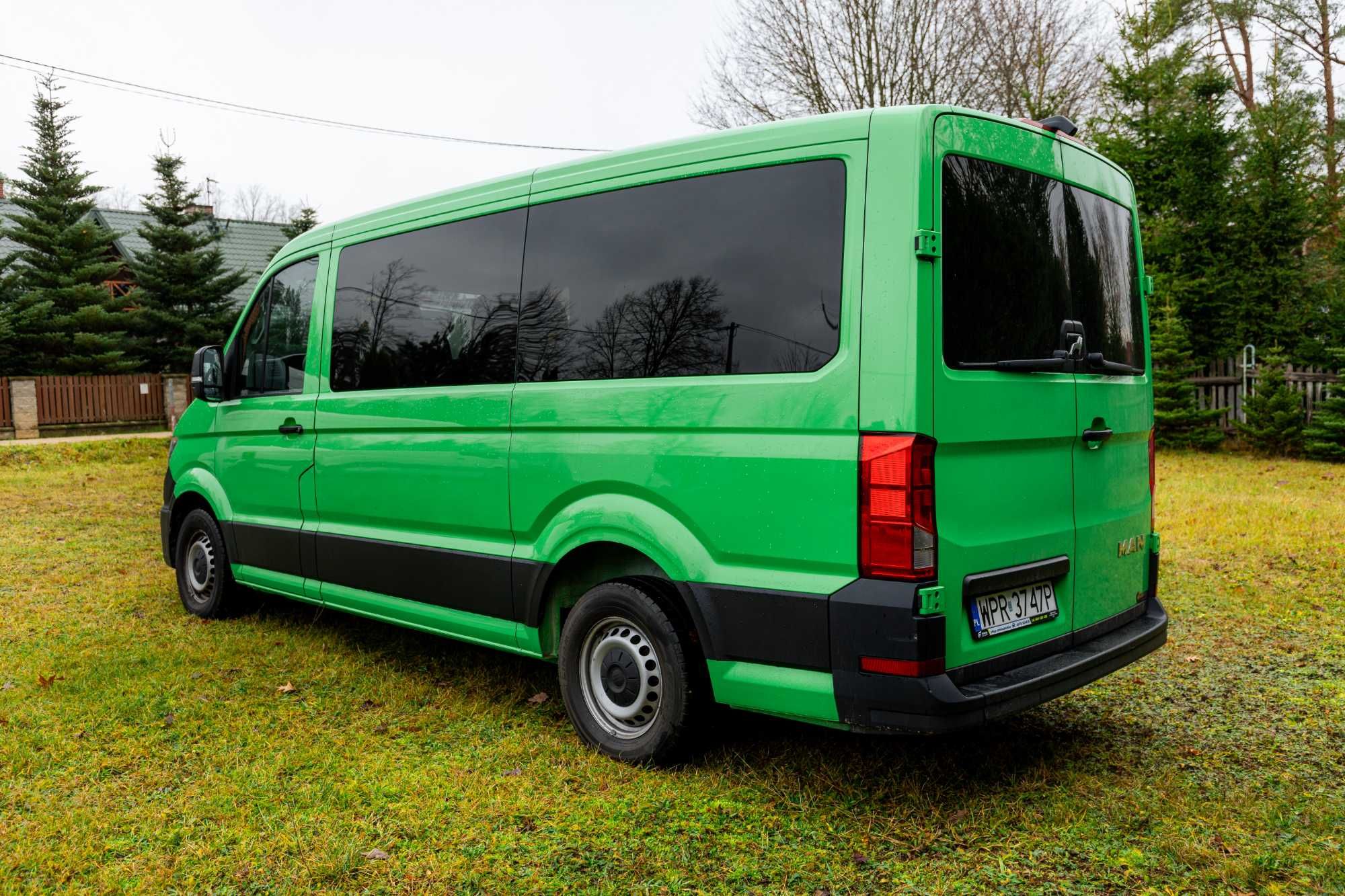 Bus do wynajęcia. Bus 9-cio osobowy do wynajęcia. MAN TGE