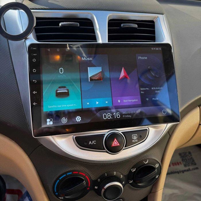 Магнитола Hyundai Accent,Solaris,Verna  2010-2016 Автомагнитола