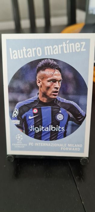 Lautaro Martinez Topps UEFA Club Competition 2023 59 inset card
