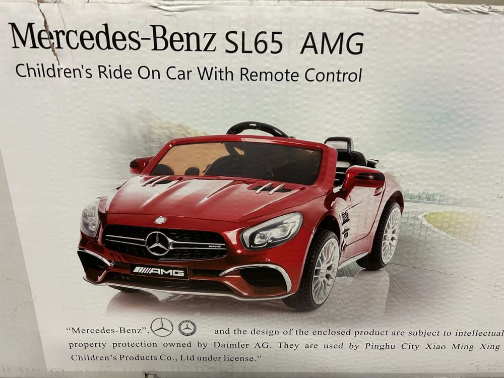 Mercedes SL65  AMG samochodzik na akumulator