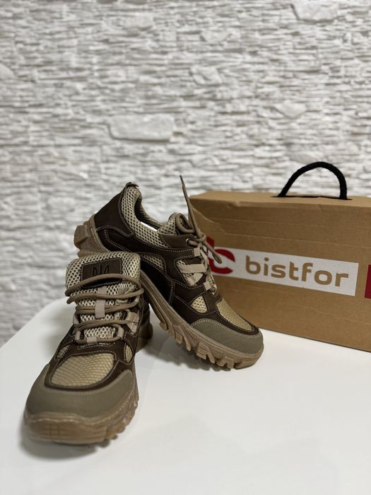 Кросівки чоловічі коричнево-бежеві Bistfor 22223/326