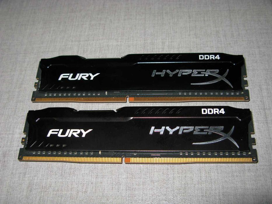 Оперативна пам'ять HyperX DDR4-2400 16GB Fury Black (HX424C15FB2/8)