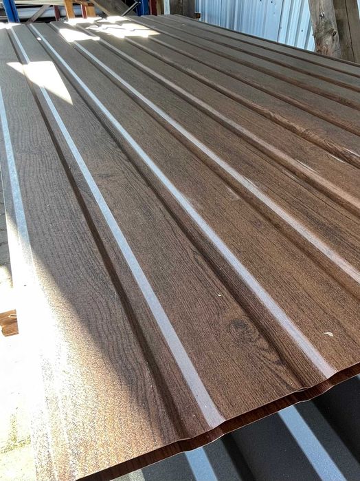 Blacha trapezowa T8 – ciemny orzech – Producent Lubin