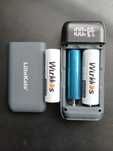 Power bank зарядное устройство 2в1 аккумуляторы 21700