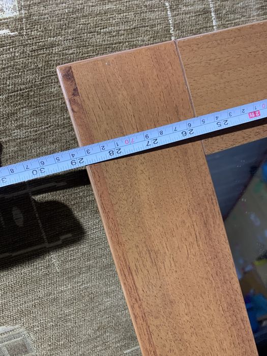 Lustro w drewnianej ramie TANIO