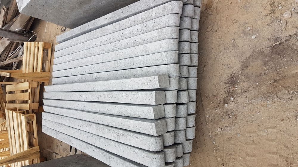 Słupki słupek betonowy do siatki, sadownicze, leśnej