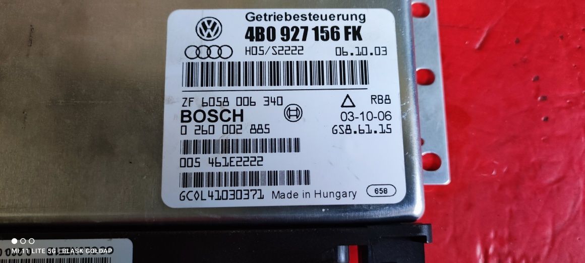Sterownik Skrzyni Automatycznej Audi A6 C5 2.5 Q BAU 180 KM 2003