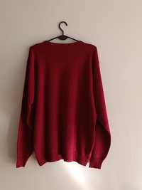 Czerwony sweter XL