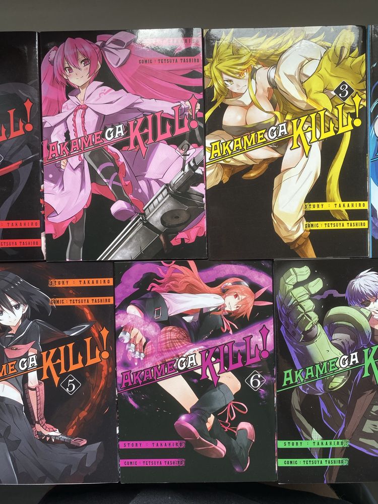 Akame ga kill anime mangi