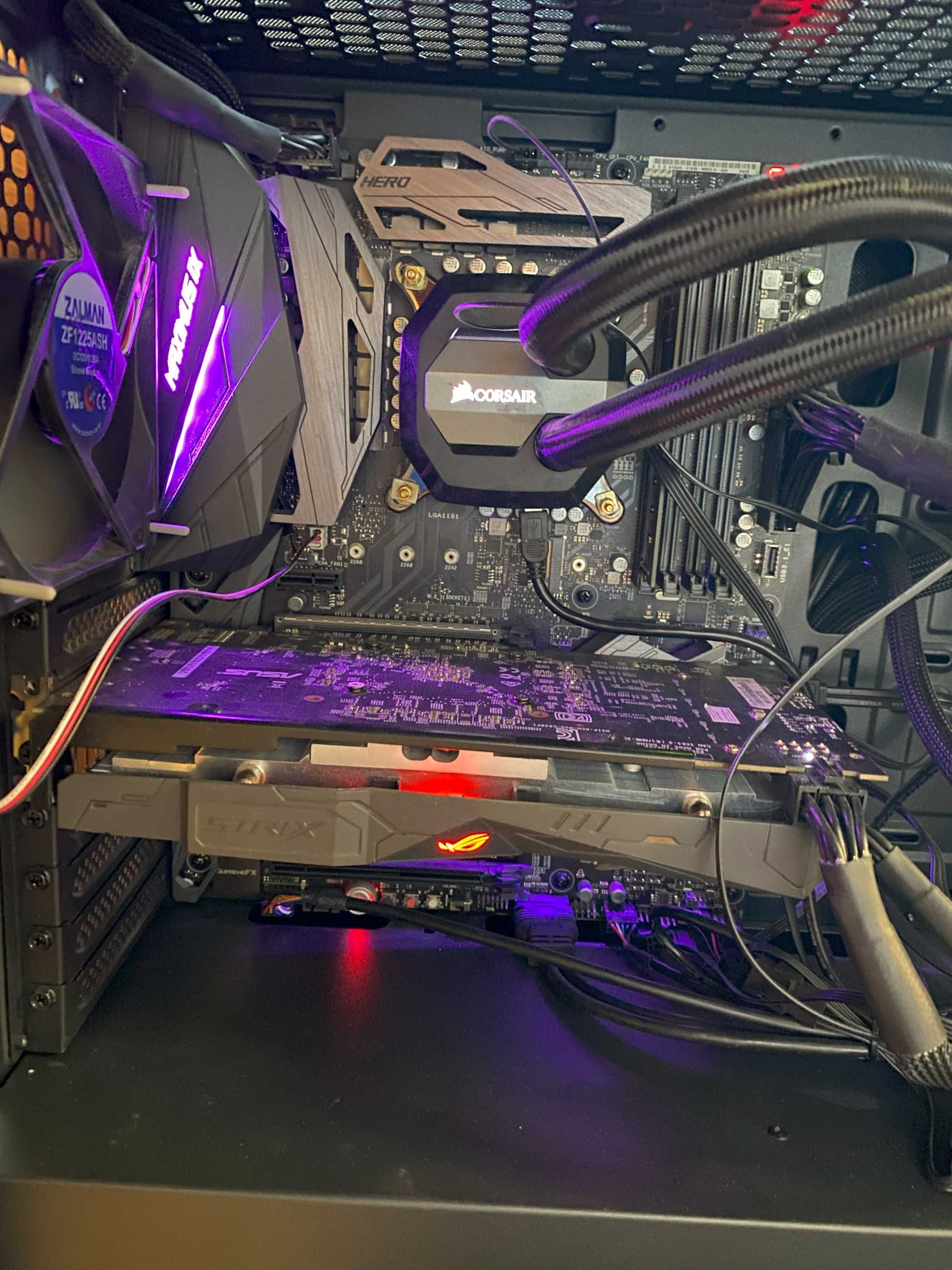 Компьютер, Intel I7-7700K 4.2 Ghz, Radeon RX 570 - 4 GB