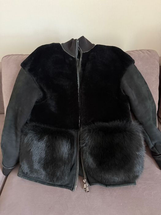 Натуральна куртка, шуба, бомбер Anvi Style