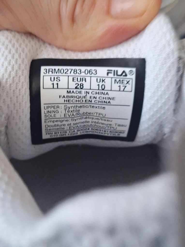 Текстильні кросівки сіточка Fila