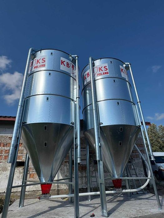 Silos Paszowy 22t Kbks Poland 60 stopni lej