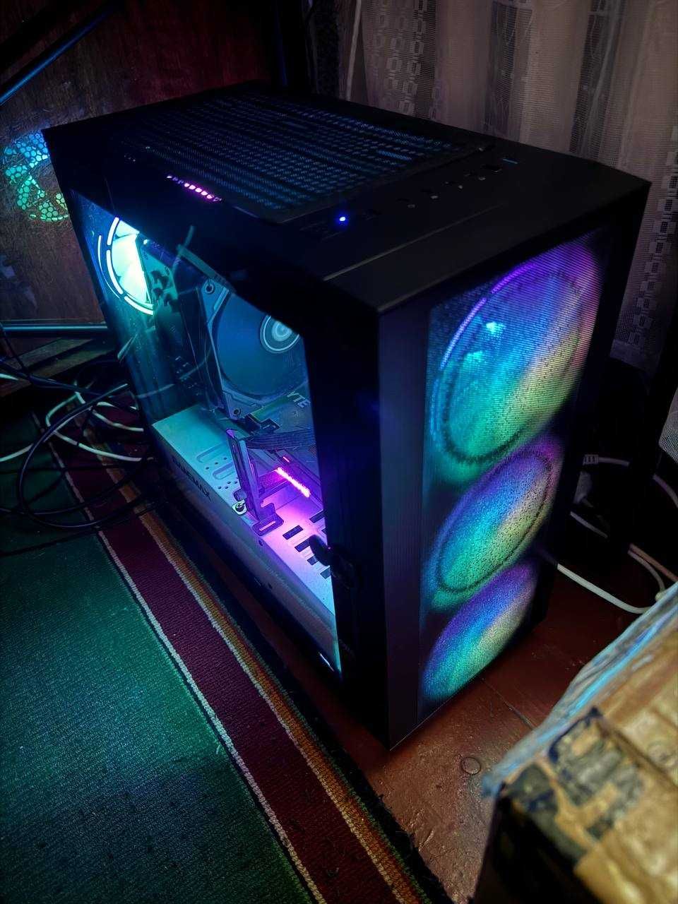 Ігровий ПК Ryzen 5 5600X RTX 3060 + монитор + клавіатура та мишка