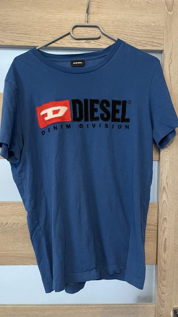 Koszulka Diesel T-shirt niebieska męska rozmiar M oryginalna