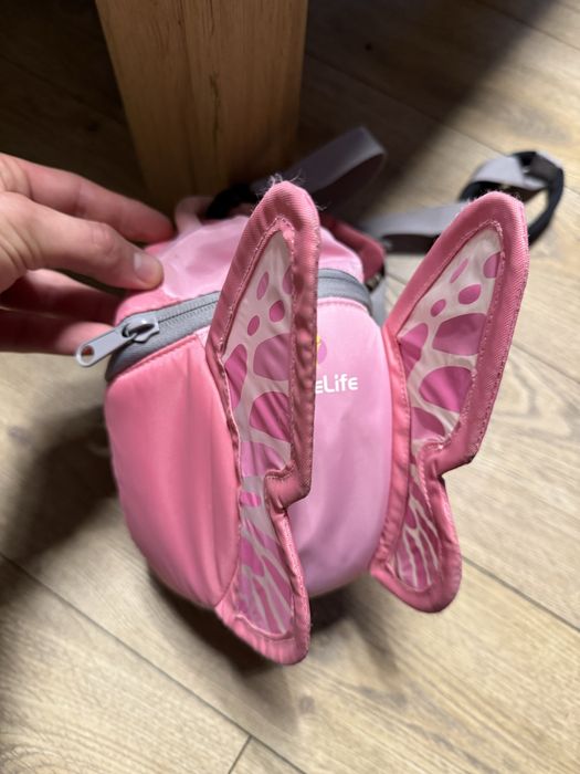 Plecak dla dzieci z szelkami bezpieczeństwa LittleLife - Motylek