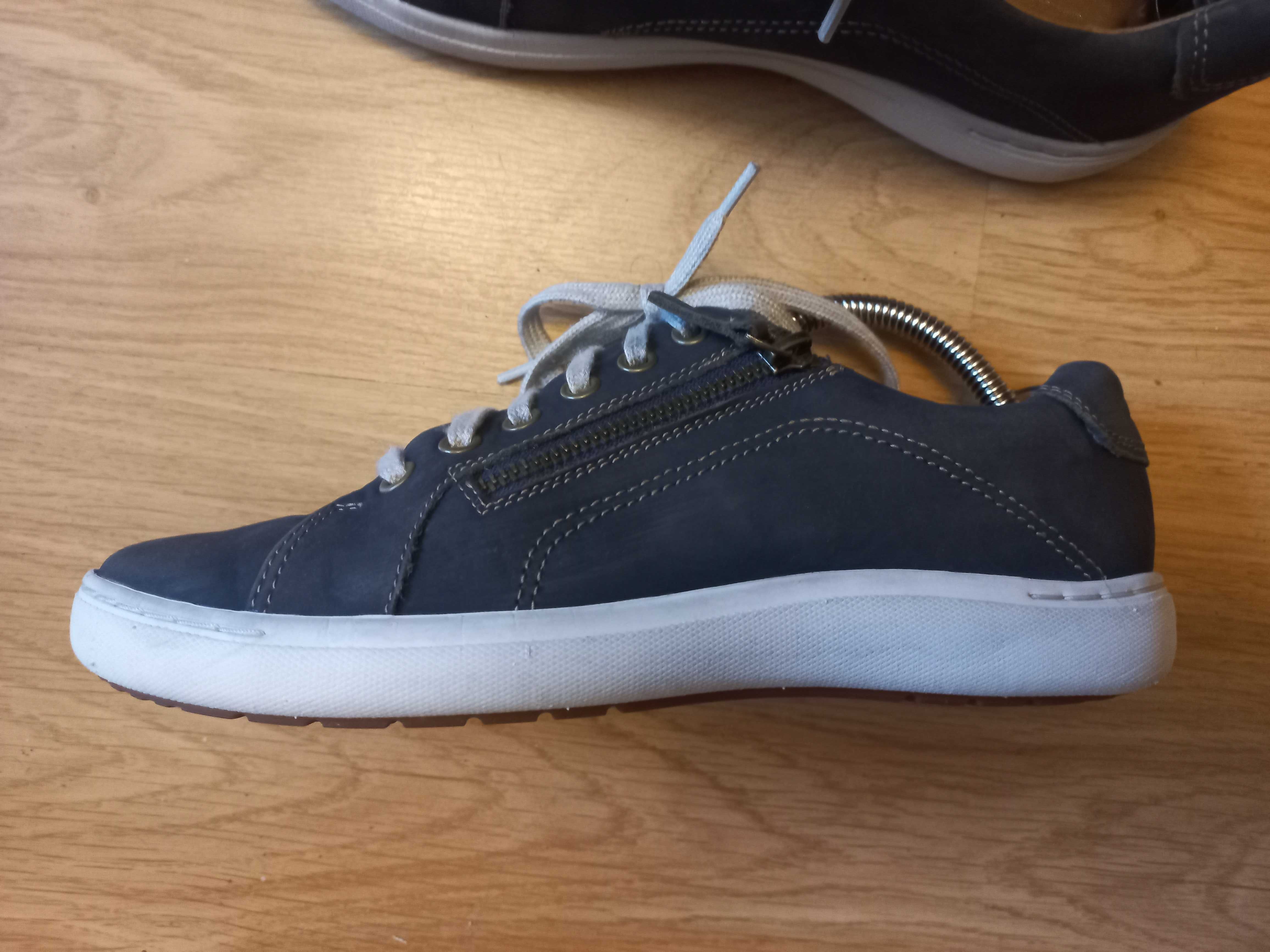 Женские кожаные туфли - мокасины Clarks 38 p.
