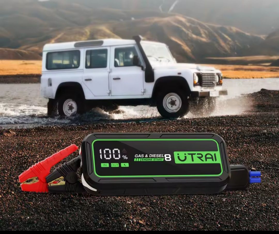 Powerbank jump starter Utrai JS8 12 V 3000A pojemność 20000mah