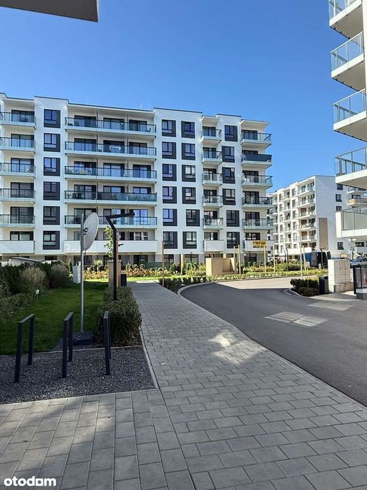 Dwupokojowe mieszkanie 43,44 m² z balkonem +garaż Metro, (Rezerwacja)