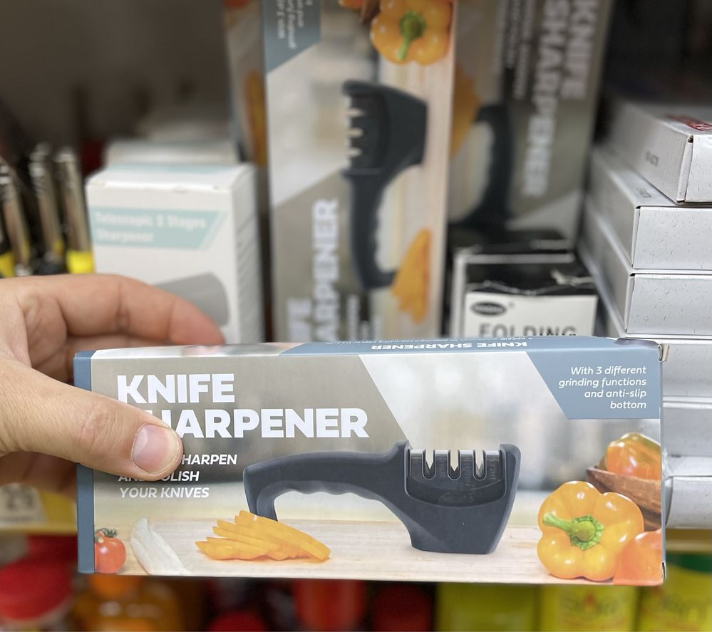 Точило для ножів та ножиць в коробці