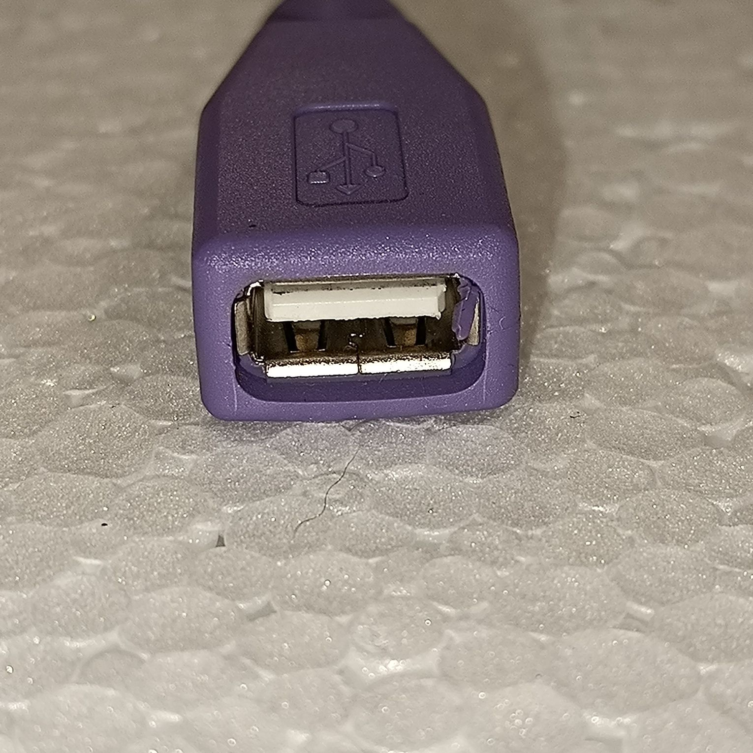 Adaptador Conversor PS/2 PS2 Macho para USB Fêmea para PC