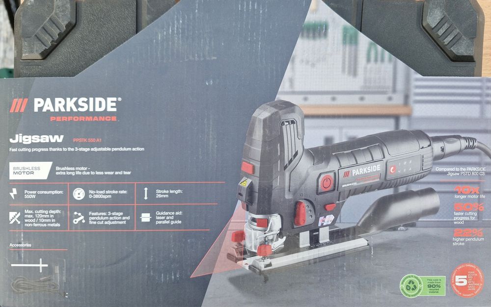 Nowa wyrzynarka parksaide ppstk 550 a1