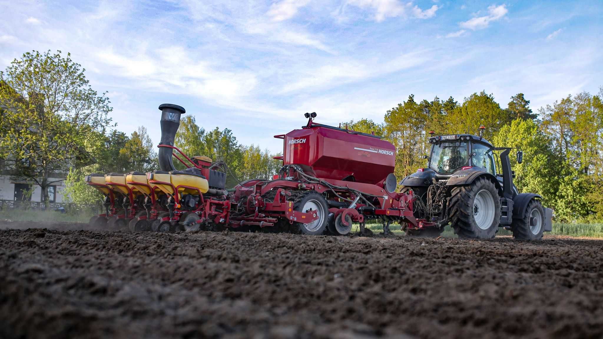 Strip Till Siew pasowy siew bezorkowy Horsch Focus